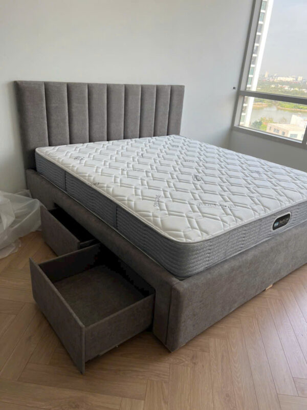 Giường ngủ bọc nệm cao cấp – Mã HDG11